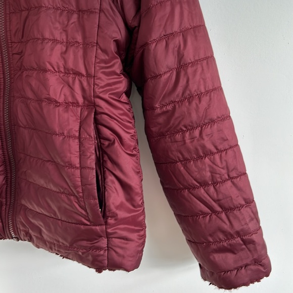 Excellent Condition North Face Girls Mossbud Swirl Reversible Jacket Large 14/16 - Picture 5 of 17